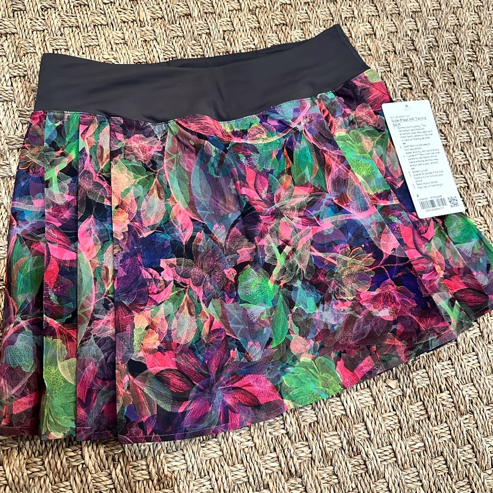 Lululemon Side Pleat HR Tennis Skirt